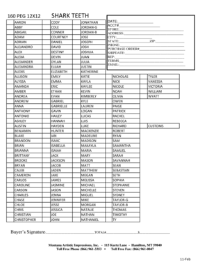 Purchase Order Form