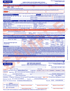 SIP Enrollment Form