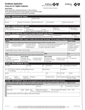 Anthem Enrollment Application