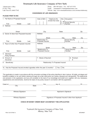 Child Term Conversion Application
