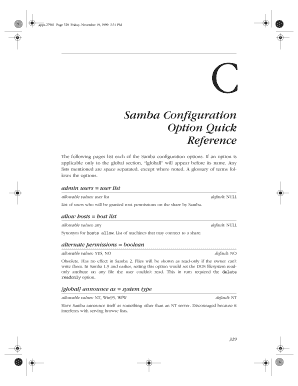 Fillable Online Samba Configuration Fax Email Print - pdfFiller