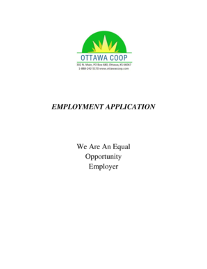 Employment Application Form