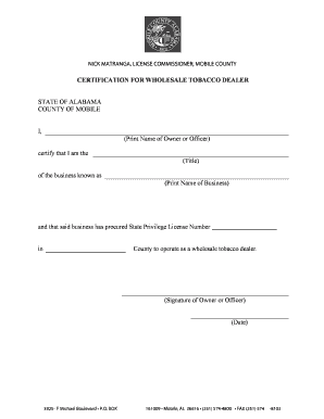 CERTIFICATION FOR FACTORY - mobilecountylccom