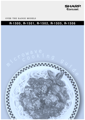 Sharp Microwave Oven Registration and Warranty Form