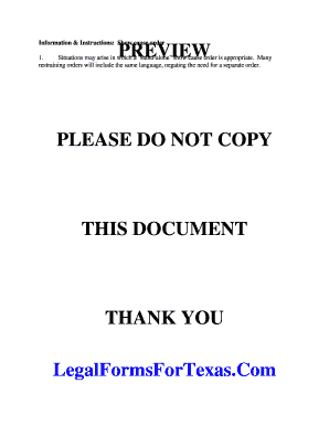 Texas Show Cause Order for Divorce
