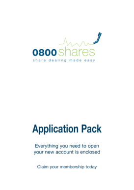 Share Account Registration Form