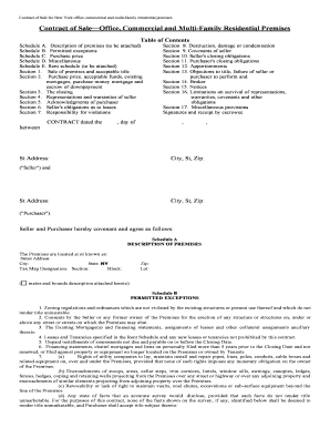 New York Office and Multi-Family Residential Sale Contract