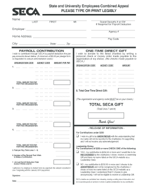 State and University Employees Combined Appeal Form