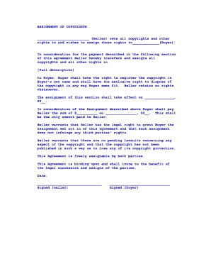 Assignment of Copyrights