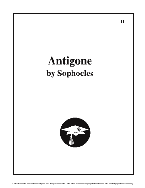 Fillable Online Antigone Testspmd Fax Email Print - pdfFiller