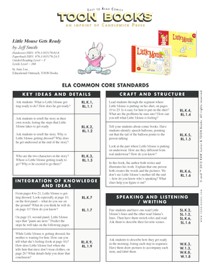 Little Mouse Gets Ready Lesson Plan