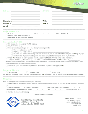 Order Form