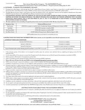 NJNG Enhanced Rebate Application Form