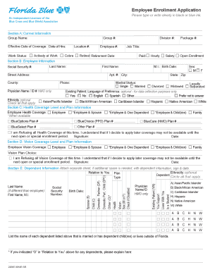 Employee Enrollment Application