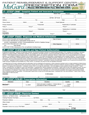 Patient Reimbursement Authorization Form