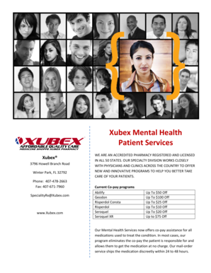 Patient Intake Form - Mental Health