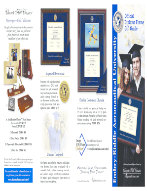 Diploma Frame Order Form