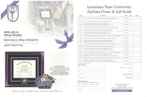 Diploma Frame Order Form