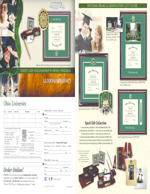 Diploma Frame Order Form