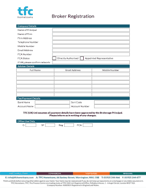 Broker Registration Form