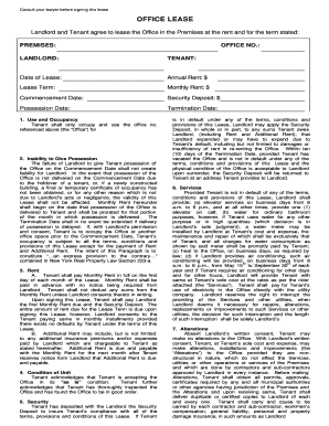 Office Lease Agreement