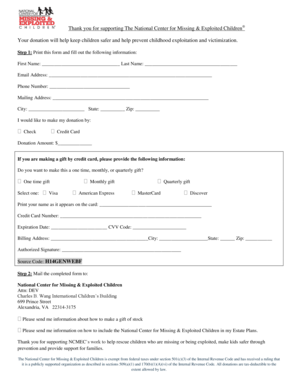 Donation Form