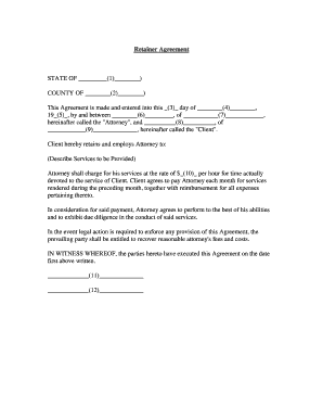 Retainer Agreement