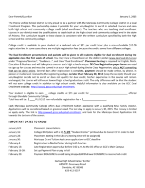 Dual Enrollment Registration Form