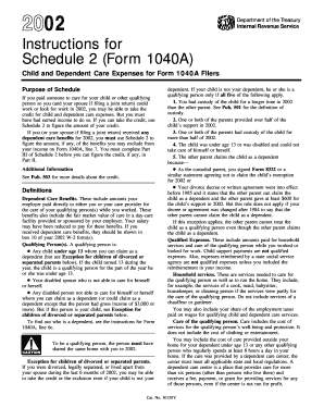 Schedule 2 Form 1040A Instructions