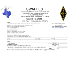 Sponsored by Williamson County Amateur Radio Club