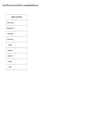 Software Request Form
