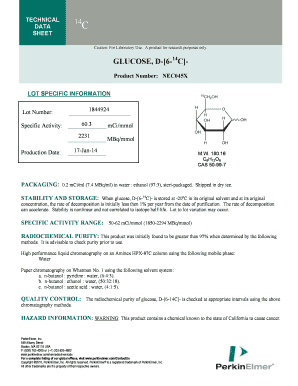 Laboratory Glucose Data Sheet