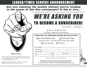 Newspaper Subscription Form