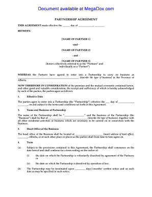 Partnership Agreement