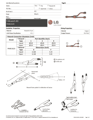LG Insulation Properties Form