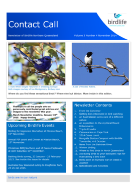 Contact Call Newsletter of Birdlife Northern Queensland A male Whitewinged Fairywren in breeding plumage Both images courtesy of Ian Montgomery, Birdway - birdlifenq