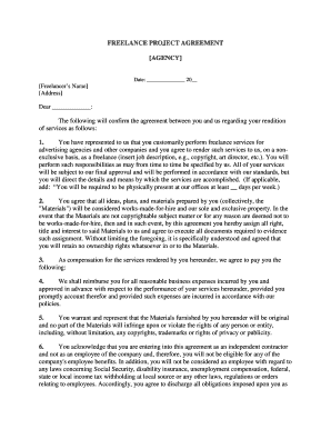 Freelance Project Agreement