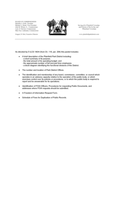 Illinois Freedom of Information Act Request Form