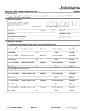 Beneficiary Designation Form