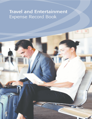 Travel and Entertainment Expense Record Book