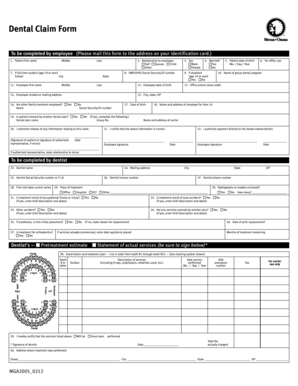 Dental Claim Form