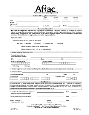 Payment Authorization Agreement