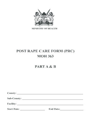 Post Rape Care Form