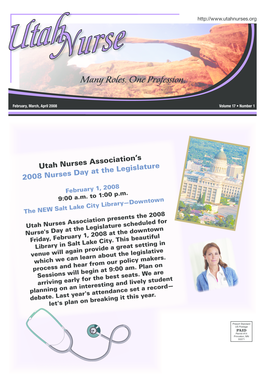 Utah Nurses Association Membership Application