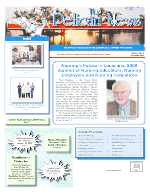 Nursings Future in Louisiana 2009 Summit of Nursing