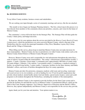 Monroe County Business Survey