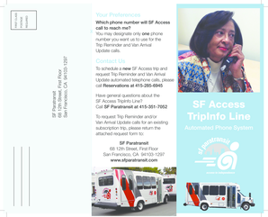SF Access TripInfo Line Request Form