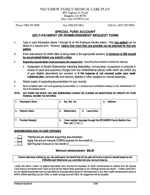 NECA/IBEW Family Medical Care Plan Reimbursement Form