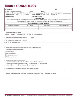 Life Insurance Application Form