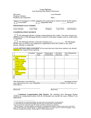 Anti-Steering Safe Harbor Disclosure